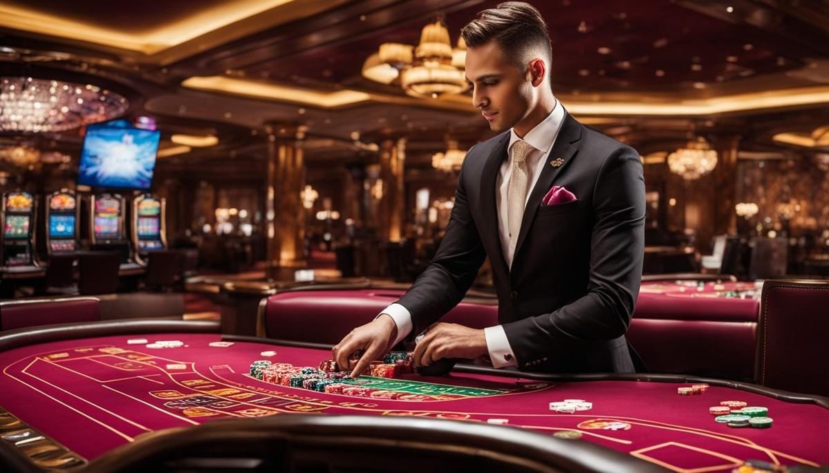 fattbe Live Casino ၌ mobile APP ဖြင့် Baccarat dealer ကြည့်ရှုကာ ကစားနေသည့် မြန်မာ ကစားသူ
