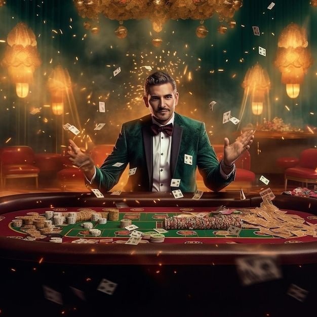 fattbe တိုက်ရိုက် ကာစီနို တွင် real dealer နှင့် Baccarat ကစားနေသည့် မြင်ကွင်း